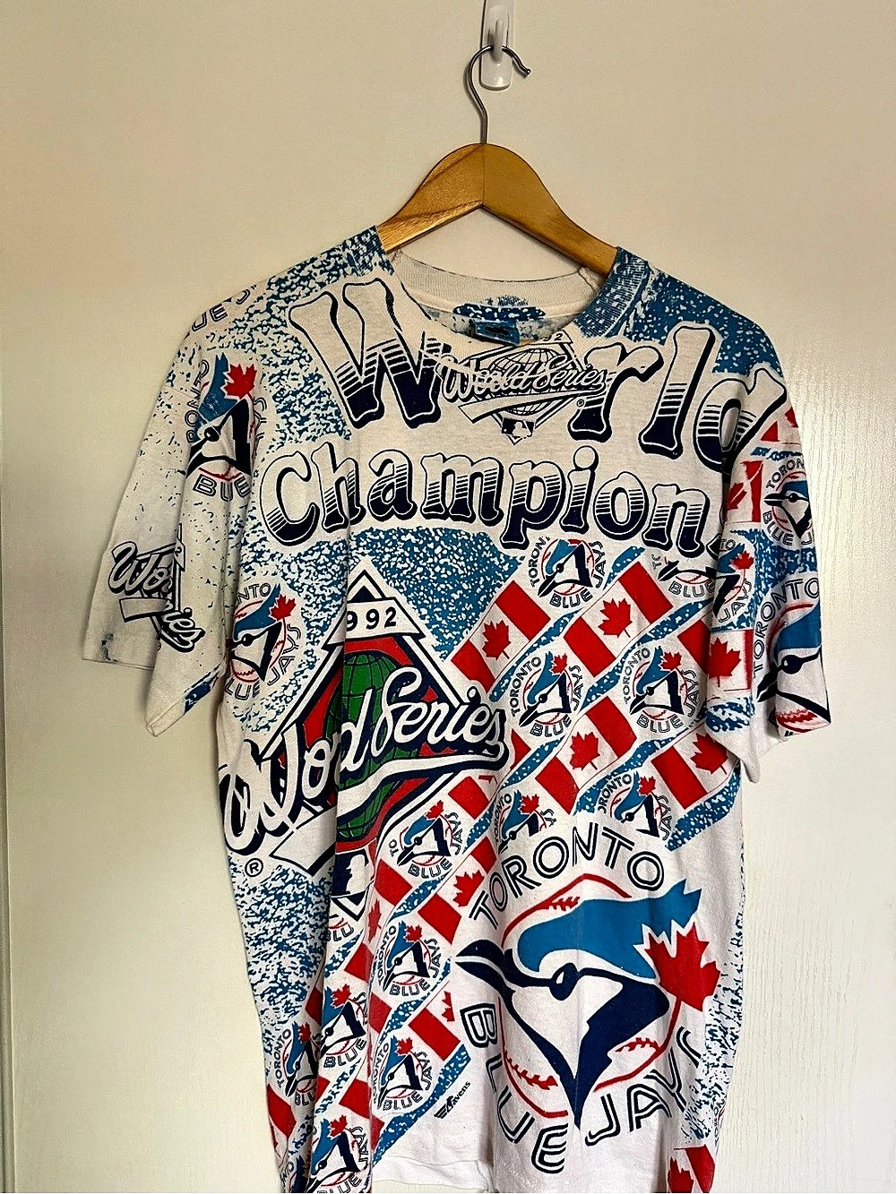Ravens Toronto Blue Jays World Series 1992 All Over Print Tee